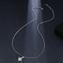 Elegant And Minimalist AAA Zircon Necklace For Girls