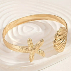 Elegant Personalized Stainless Steel Bracelet In A Beach-resort Style