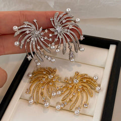 High-end Statement-making Pearl Earrings