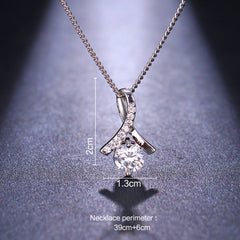 Elegant And Minimalist AAA Zircon Necklace For Girls