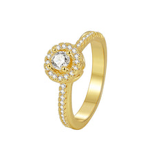 Quality Fashion Zircon-Inlaid Light Luxury Elegant Ring For Women